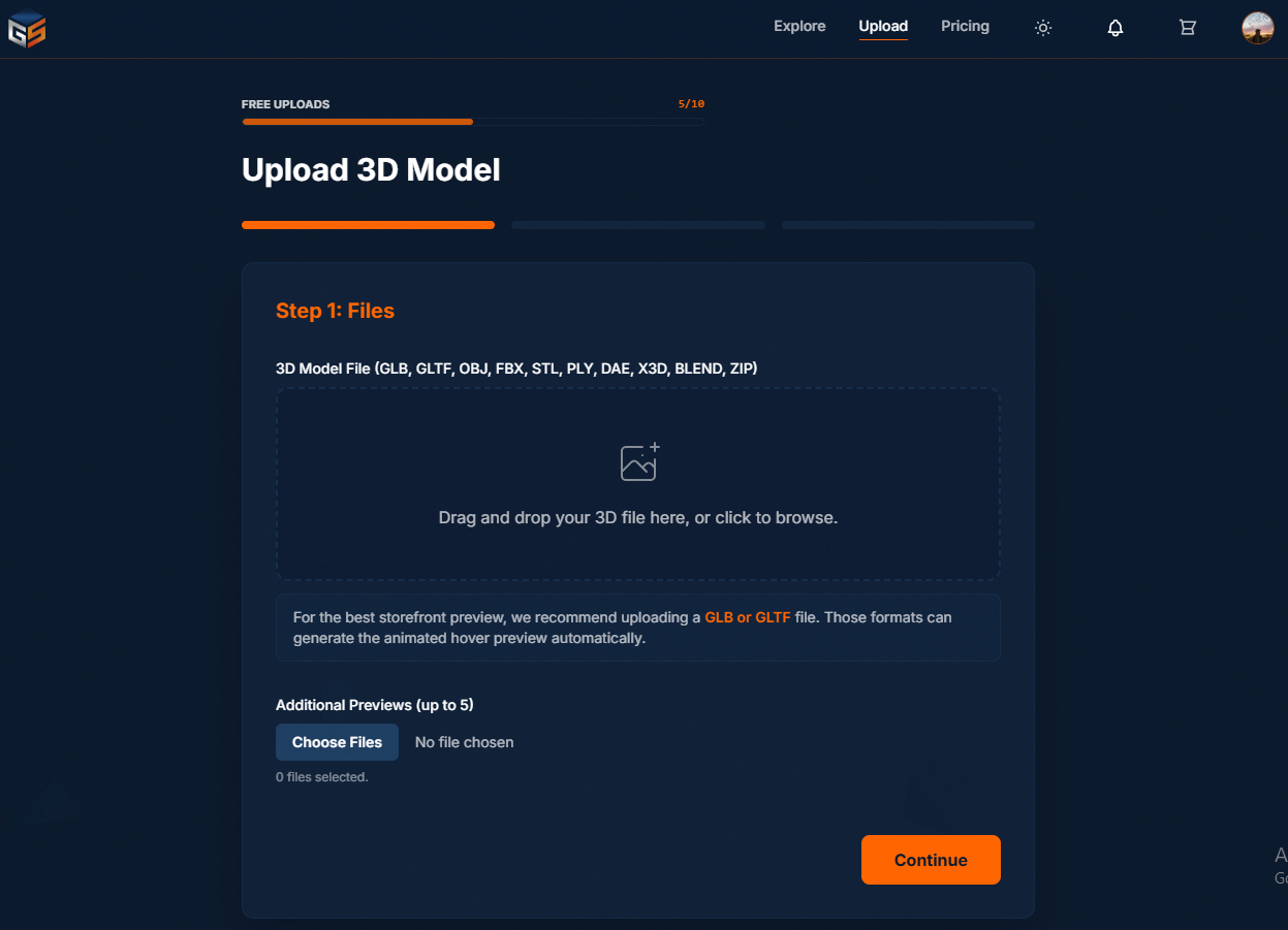 GigaStone — Marketplace de modèles 3D — visuel 2